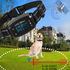 GPS Wireless Dog Fence - Anti Bark, Shock Collar - White