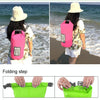 Outdoor Waterproof Dry Dual Shoulder Strap Bag Dry Sack, Capacity: 15L (Black)