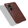 For ASUS Zenfone 9 Litchi Texture Back Cover Phone Case (Brown)