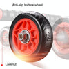 HT01 Automatic Rebound Four-Wheel Silent Abdominal Wheel Exercise Fitness Equipment, Specification:With Kneeling Pad