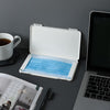 Mask Storage Box Dustproof Moistureproof Portable Band-aid Bill Temporary Storage Holder(Ivory White)