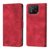 For Asus ROG Phone 8 Skin Feel Embossed Leather Phone Case(Red)