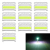 10 PCS ZS-7009 DC24V Waterproof Car / Truck Side Marker Indicator Lights Bulb Lamp(Green Light)
