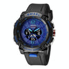SMAEL 8058 Outdoor Sports Multifunctional Waterproof Electronics Watch(Black Blue)