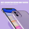 For iPhone 11 Magic Cube Plating TPU Protective Case(Purple)