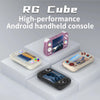 ANBERNIC RG Cube Retro Handheld Game Console With 3.95 Inch Screen T820 CPU Android 13 RGB Light With 128G TF Card(Beige)