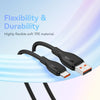 Baseus Pudding Series 100W USB to Type-C Fast Charging Data Cable, Length:2m(Black)