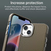 For iPhone 13 Carbon Fiber Series IMD Phone Case(Brown)
