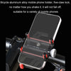 Aluminum Alloy Motorcycle Bicycle Navigation Mobile Phone Holder(Black)