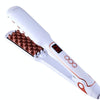 Multi-functional Long & Short Hair Styling Iron Ceramic Tourmaline Volumizing Hair Iron(White gold)