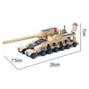 KAZI Super Tanks Building Blocks 16 in 1 Sets Bricks Model Brinquedos Toys, Age Range: 6 Years Old Above