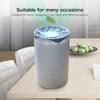 Portable Square UV Sterilization Anion Air Purifier Car Home Air Humidifier (White)