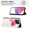 For Asus ROG Phone 8 3D Painting Horizontal Flip Leather Phone Case(Flower)
