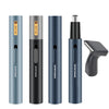 SPORTSMAN Metal Aluminum Tube Body Rechargeable Nose Hair Device, Style: Sideburns 2 In 1(Black)
