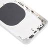 iPhone XS Back Cover, iP15 Pro Style (White)