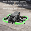 For DJI Avata BRDRC-9604 4pcs Drone Propeller TPU Protective Guard UAV Bumper Anti-collision Ring Cover(Black)