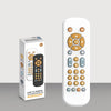 Baby Simulation TV Remote Control Music Toy with Light and Sound 3 Language Mode, Color: White