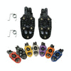 Motorcycle Modified Aluminum Alloy Foot Pedal Accessories(Orange)