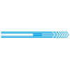 D-730 Stripe Pattern Car Modified Decorative Sticker(Blue)