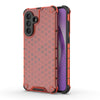 For Samsung Galaxy A36 5G Shockproof Honeycomb PC + TPU Protective Phone Case(Red)