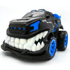 HD885J Devil Tooth Shape 360 Degree Upright Rotation Stunt Remote Control Car Electric Vehicle Toy (Blue)