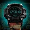 SKMEI 1384 Multifunctional Men Outdoor Fashion Noctilucent Waterproof LED Digital Watch (Blue)