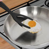 2 in 1 Silicone Omelette Toast Spatula Spoon(Black)