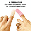 Dog Finger Toothbrush, Silicone Pet Teeth Cleaner (Blue)
