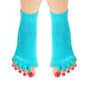 Massage Five-finger Socks Thickened Open-toed Socks, Color: Blue