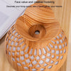 LED Light Aromatherapy Diffuser Home Small Vase Quiet Humidifier Aromatherapy Diffuser 2 In 1(Shallow Wood)