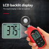 UNI-T UT383 200,000 LUX Digital Luxmeter Luminance Light Meter With LCD Backlit Display