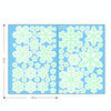 1set Christmas Luminous Fluorescent Snowflake Decoration Sticker,Style: BQ028 Static Electricity