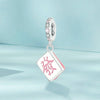 SCC2718 S925 Sterling Silver Lucky Fortune Mahjong DIY Pendant