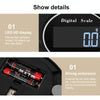 Home Kitchen Electronic Scale High Precision Stainless Steel Jewelry Scale, Style:No Edging, Specification:5kg/0.1g