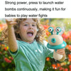 Children Snail Cartoon Water Toy Summer Beach Play Bath Toy(Purple)