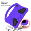 For Huawei MediaPad M5 Lite 8 EVA Flat Anti Falling Protective Case Shell with Holder(Purple)