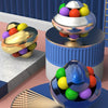 Aluminum Alloy Psychedelic Magic Ball Educational Toys Decompression Marbles Toys, Colour: Pearl Black
