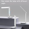 Yesido DS20 Multifunctional LED Desk Lamp Supports 10W Wireless Charging, EU Plug(White)