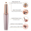Push Button Electric Eyebrow Trimmer Automatic Hair Removal Device(Rose Gold)