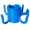 Outdoor Beach Umbrella Hook Nail Four Legs Hooks Garden Umbrella Plastic Four Prongs Hanger(Blue)