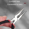 4.5 Inch Industrial Grade Mini Wire Pliers Portable Handmade Pliers With Plasticized Handle(Diagonal Mouth Plier)
