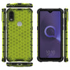 For Alcatel 1V (2020) Shockproof Honeycomb PC + TPU Case(Green)