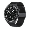 HDT MAX 1.60 inch Black Dial Milan Steel Band IP68 Waterproof Smart Watch Support Bluetooth Call(Black)