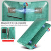 PU Flip Double Phone Card Slot Case, Size:17 x 9.5cm(Green)