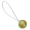 2 PCS Fashion Cat Eye Resin Steel Wire Magnet Curtain Buckle Tie Rope(Green)