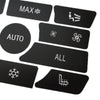 For BMW 5 Series/7 Series/X5/C6/F10/F01/F15 Air Conditioning Button Repair Sticker, Style: A 13pcs With OFF