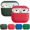 For AirPods 4 Carbon Fiber TPU Frosted Earphone Protective Case(Blue)