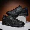 Men Sports Shoes Spring Couple Air Cushion Sneakers Casual Shoes, Size: 36(Full Black)