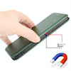For Alcatel 1SE 2020 Carbon Fiber Texture Horizontal Flip TPU + PC + PU Leather Case with Card Slot(Green)