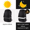 Reflective Light Waterproof Dustproof Backpack Rain Cover Portable Ultralight Shoulder Bag Protect Cover, Size:S(Orange)